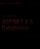 Beginning ASP.NET 4.5 databases: Third edition