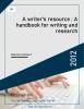 A writer's resource : A handbook for writing and research