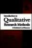 Introduction to qualitative research methods: A guidebook and resource. Fourth edition