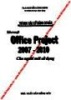 Microsoft Office Project 2007-2010 cho người mới sử dụng