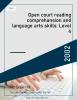 Open court reading comprehansion and language arts skills: Level 4