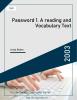 Password 1. A reading and Vocabulary Text