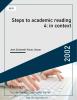 Steps to academic reading 4: in context