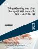Tiếng Hàn tổng hợp dành cho người Việt Nam - Sơ cấp 1. Sách bài tập