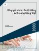 Bí quyết dịch câu từ tiếng Anh sang tiếng Việt