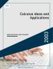 Calculus ideas and Applications